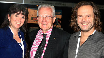 Prof Colleen Nelson (APCRC-Q), Prof Ron Quinn (Griffith Uni), Peter Eck (Uni Manitoba Canada)